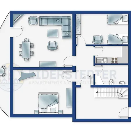 3 Strandkrabbe Id 440 Apartment Vollerwiek
